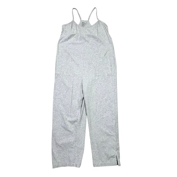 Pact Pants - Pact Organic Cotton Jumpsuit Size S Grey Lounge Racerback Adjustable Relaxed